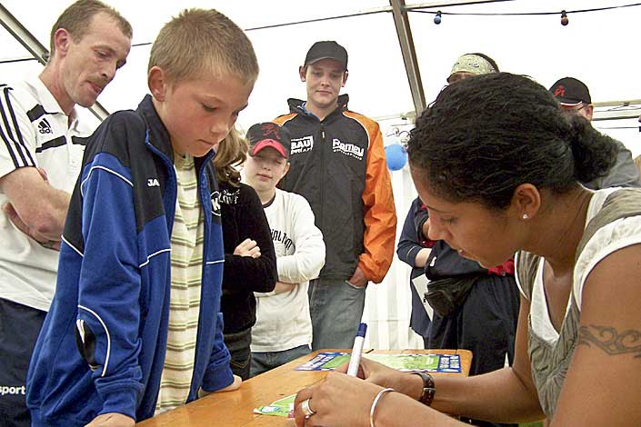 90j�hriges Jubil�umsfest am 11.07.09 mit Steffi Jones war ein Riesen Erlebnis!